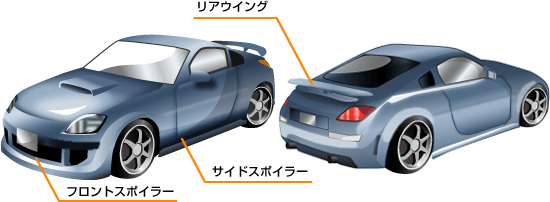 エアロパーツ取り付け パーツ交換 取付 自動車修理のカーコンビニ倶楽部