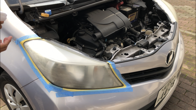 栃木 宇都宮 ヘッドライト 黄ばみ 曇り 磨き カーコンビニ倶楽部 ｓ ｐｒｏ有限会社